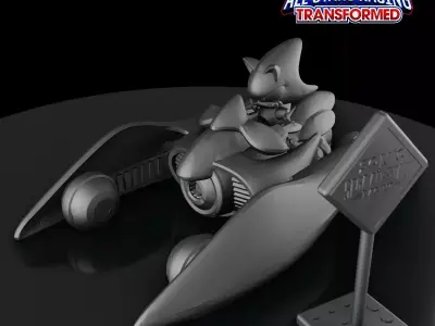 METAL SONIC - SONIC and ALL-STARS RACING TRANSFORMED Free 3D print model