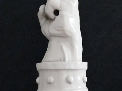 Fist lamp 3D print model