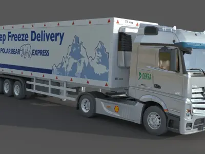 Mercedes Actros 3D model