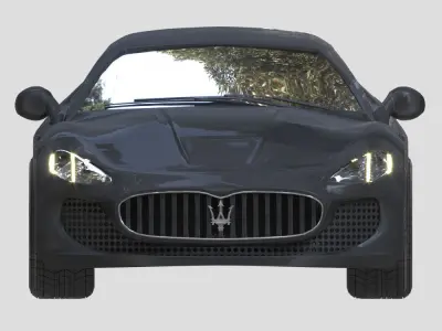 maserati granturismo 3D model