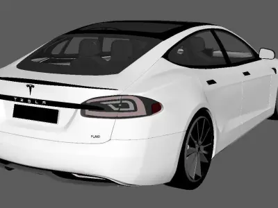 Tesla Model S Plaid 3D model