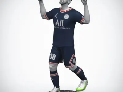 Messi 3D Printable 4 3D print model