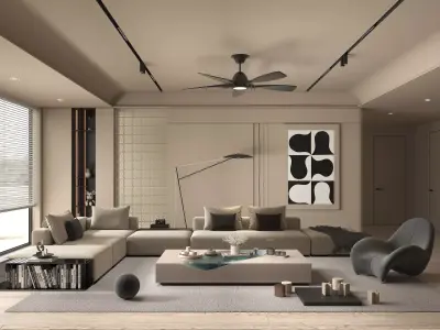 Living Room Scene 16 3D model