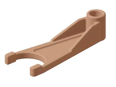 Plastic Tractor Gear Shift Fork Toy 3D model