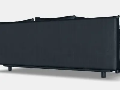 ALVDALEN 3-seat sofa-bed 3D model