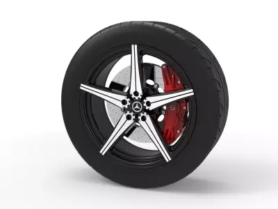 Wheel rim 3D model order