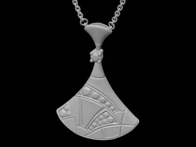 BOUCHERON - DIVAS DREAM - NECKLACE - MULTIPLE STONES 3D print model