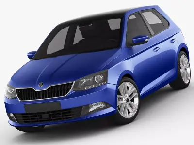 Skoda Fabia 2015 3D model