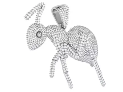 Diamond Ant Pendant 4576 3D print model