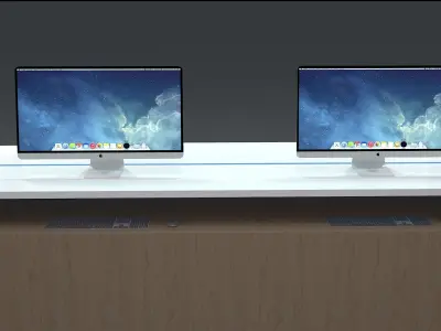 Reception Desk  3D model