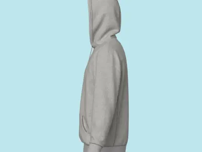 Hoodie for men 2 3D model