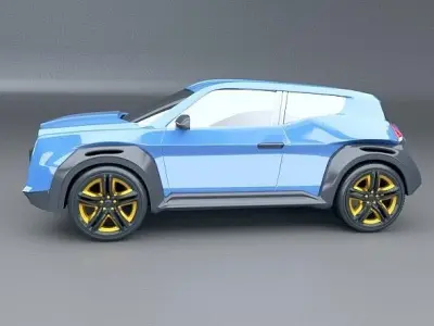 SUV concept vehicle 3D model