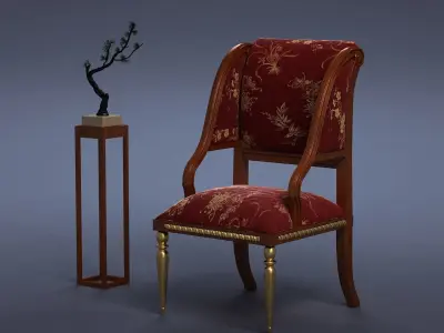 cabinet cabinet wardrobe sofa bed table bookshelve 3D model