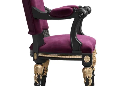 Asnaghi Interiors Olympia Armchair 3D model