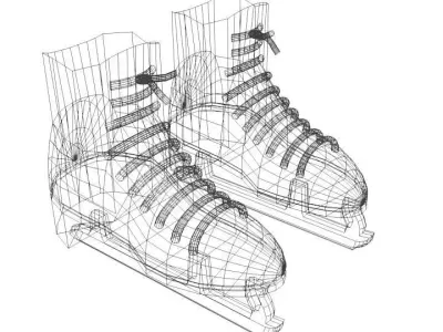 Skate - Iceskate 3D model