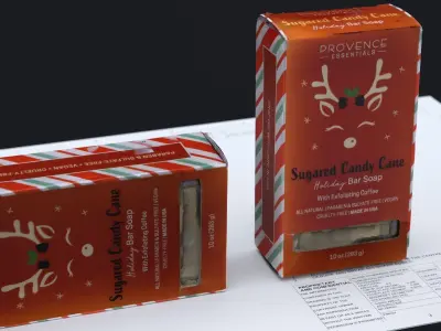 SUGAR CANDY CANE SCENTED SOAP 2024 3D model