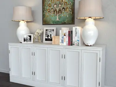 Decorative set chest 2 3D model