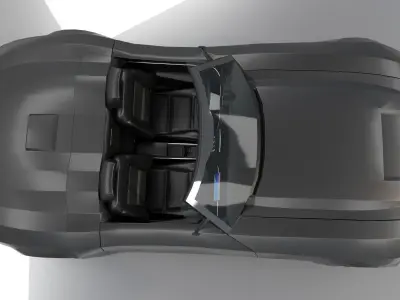 Zethus Roadster Low Poly 3D model