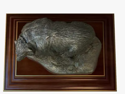 Bear Statuette 3D model