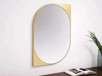 Cat Eye Wall Mirror 3D model