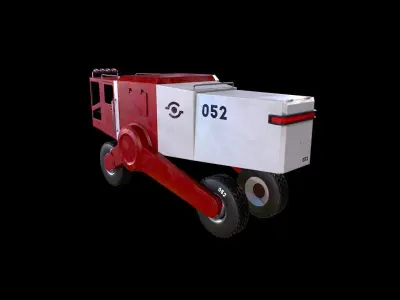 Futuristic Truck - Gest Low-poly 3D model