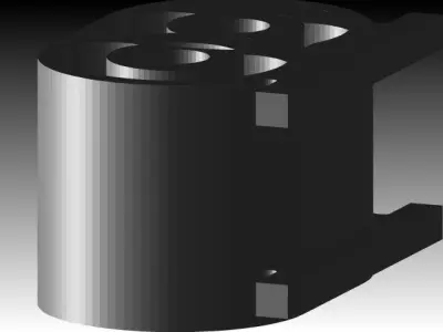 Rotary steam engine Free 3D model