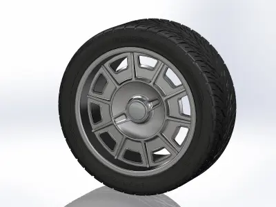 Custom wheels Schott C10 for your scale model 3D print model