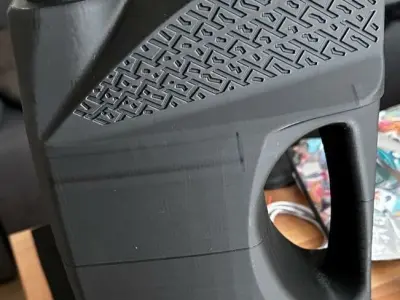 Plastic canister for engine oil A and AK 4L 3D print model