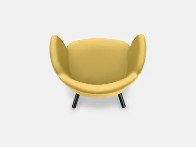 HERRAKRA Armchair Low-poly 3D model