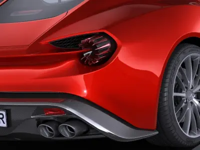 Aston Martin Vanquish Zagato 2017 3D model