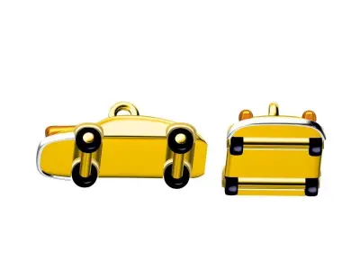 car pendent 3D print model