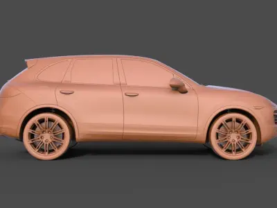 Porsche Cayenne 2016 3D print model