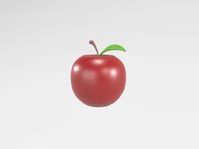 Apple v1 003 Low-poly 3D model