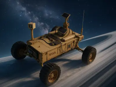 Mars Rover Low-poly 3D model