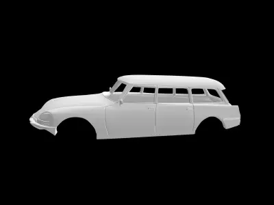 Citroen DS21 Break 3D print model