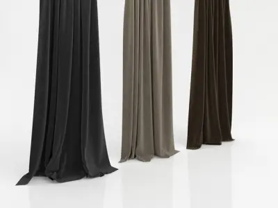 Three Curtains 20 3D model