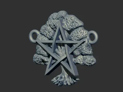 Tree Pendant 34146 3D print model