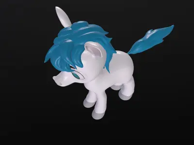 Little Pony Cartoon 3D model