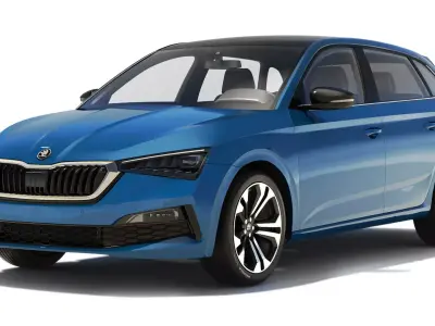 Skoda Scala 2019 3D model