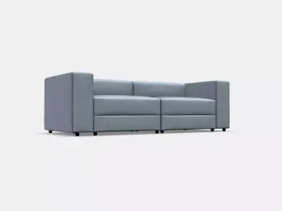 JATTEBO 3-seat modular sofa 2 Low-poly 3D model