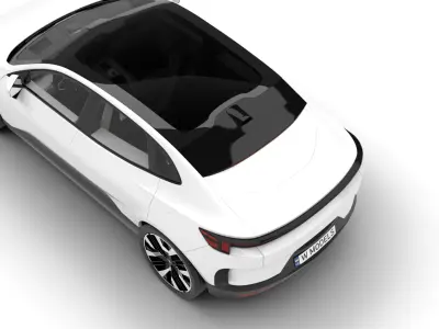 Polestar 4 2024 3d model  3D model