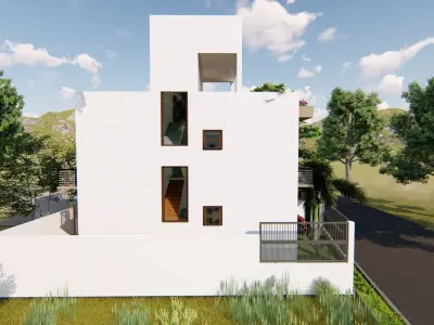 House 3d model 3D model modern design in philippines 3D model