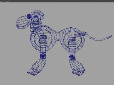 robot dog 3d model 3D model