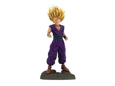 Gohan Saiyan 3D Print 3D print model
