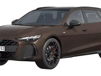 Audi A6 Avant s-line 2026 3D model