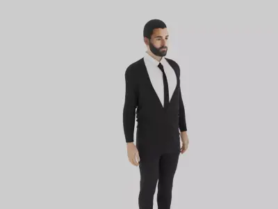 Karim Benzema Low-poly 3D model
