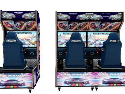 Arcade Game  Simulator Car Racing Machine 3D model