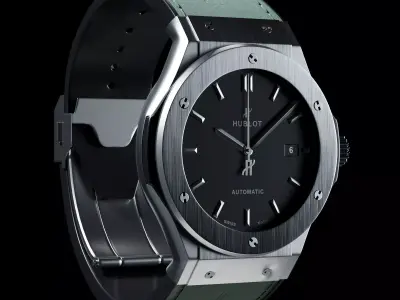  Hublot Classic Fusion watch             3D model