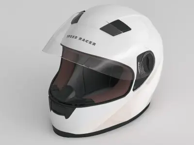 Motorcycle Helmet 3D model
