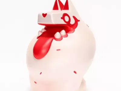 Minimalist Dog toy 3D print model